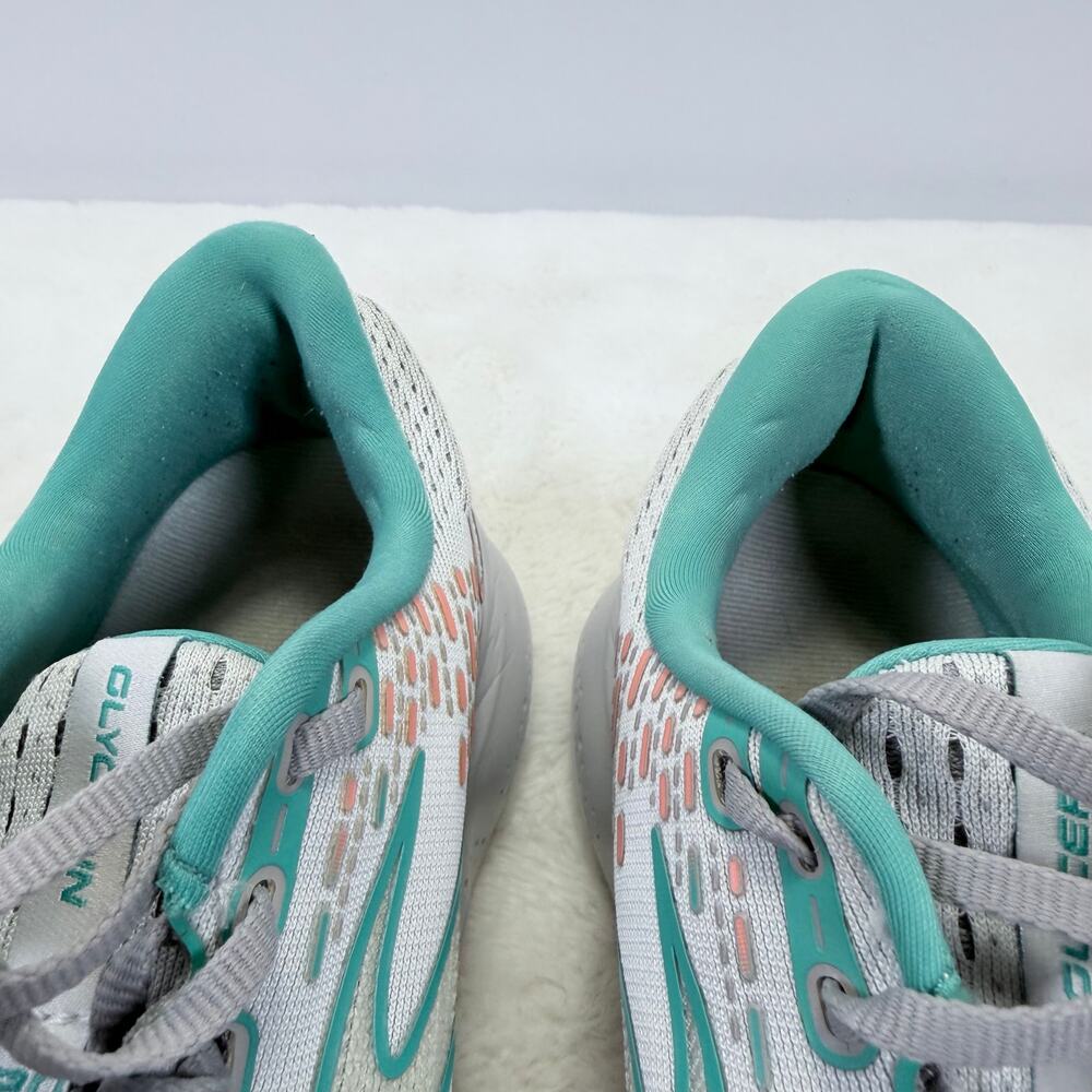 Brooks Glycerin 20 Oyster Latigo Bay Coral Womens Running Shoes Size 8.5 - Picture 9 of 10